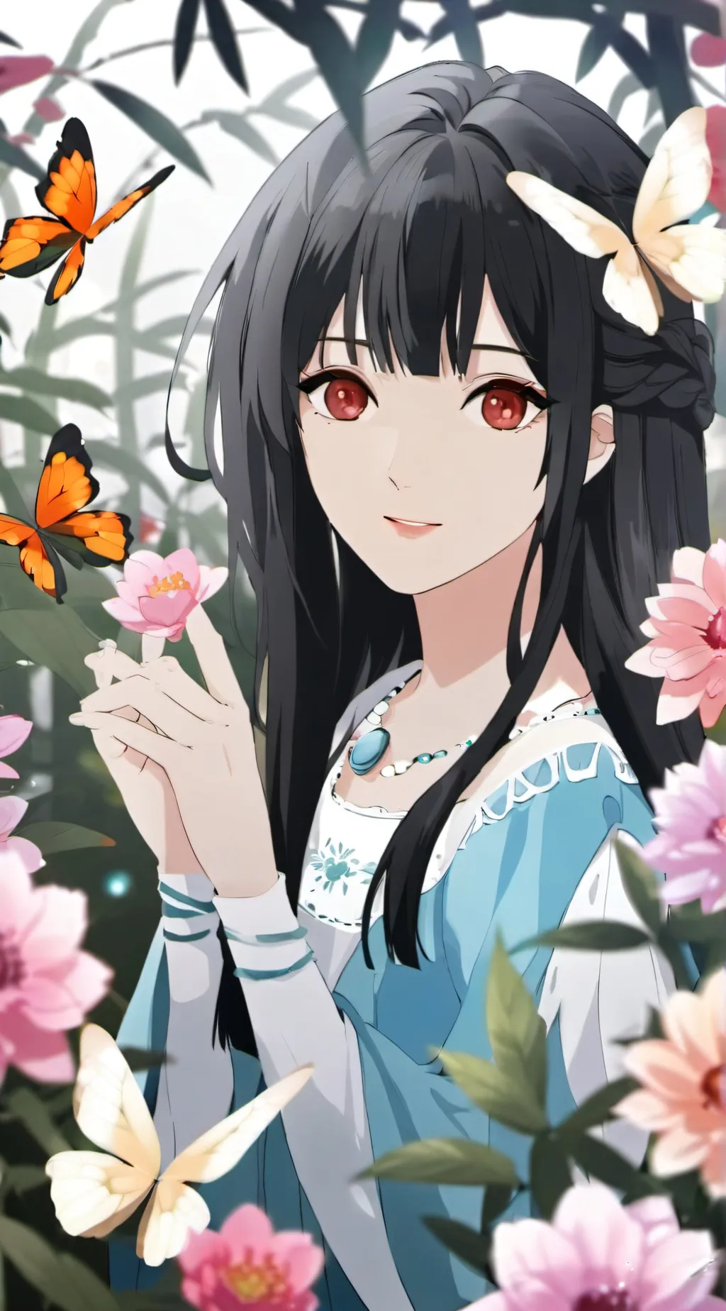 ai character: Rika  background