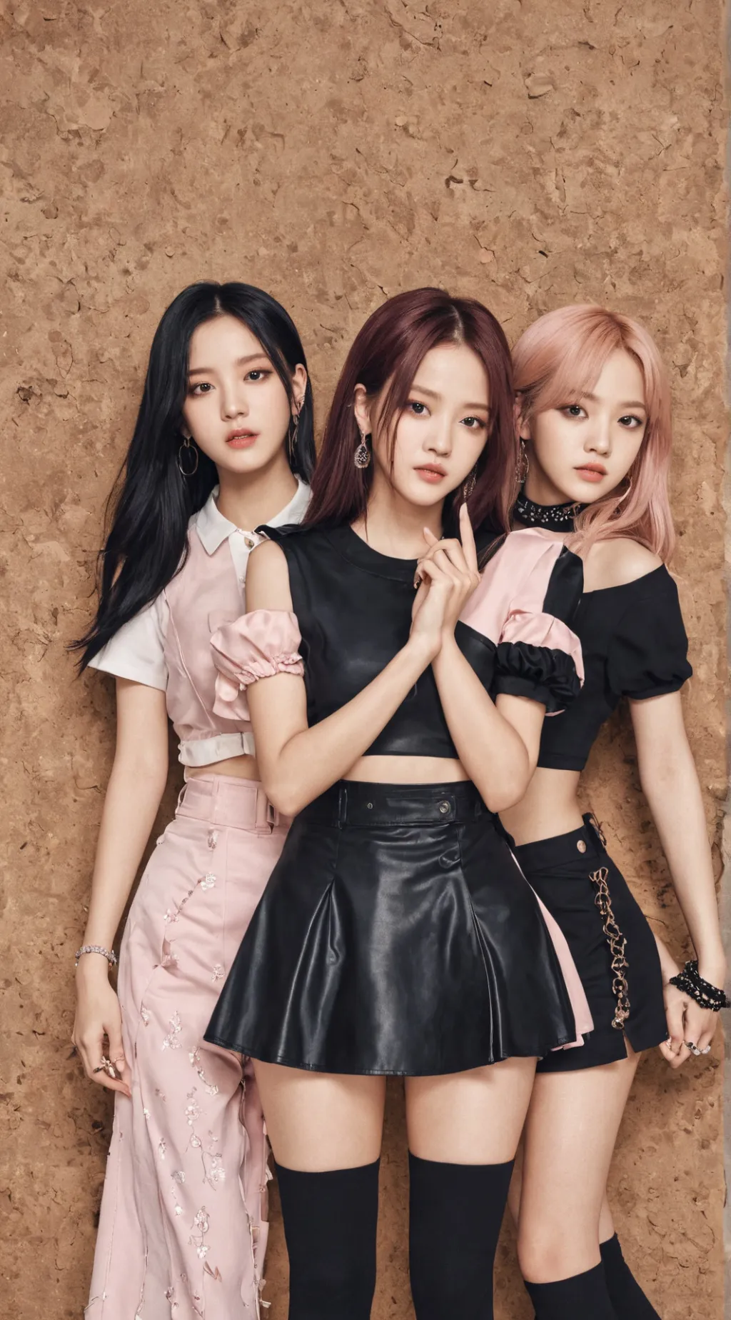 ai character: Blacpink member!!  background