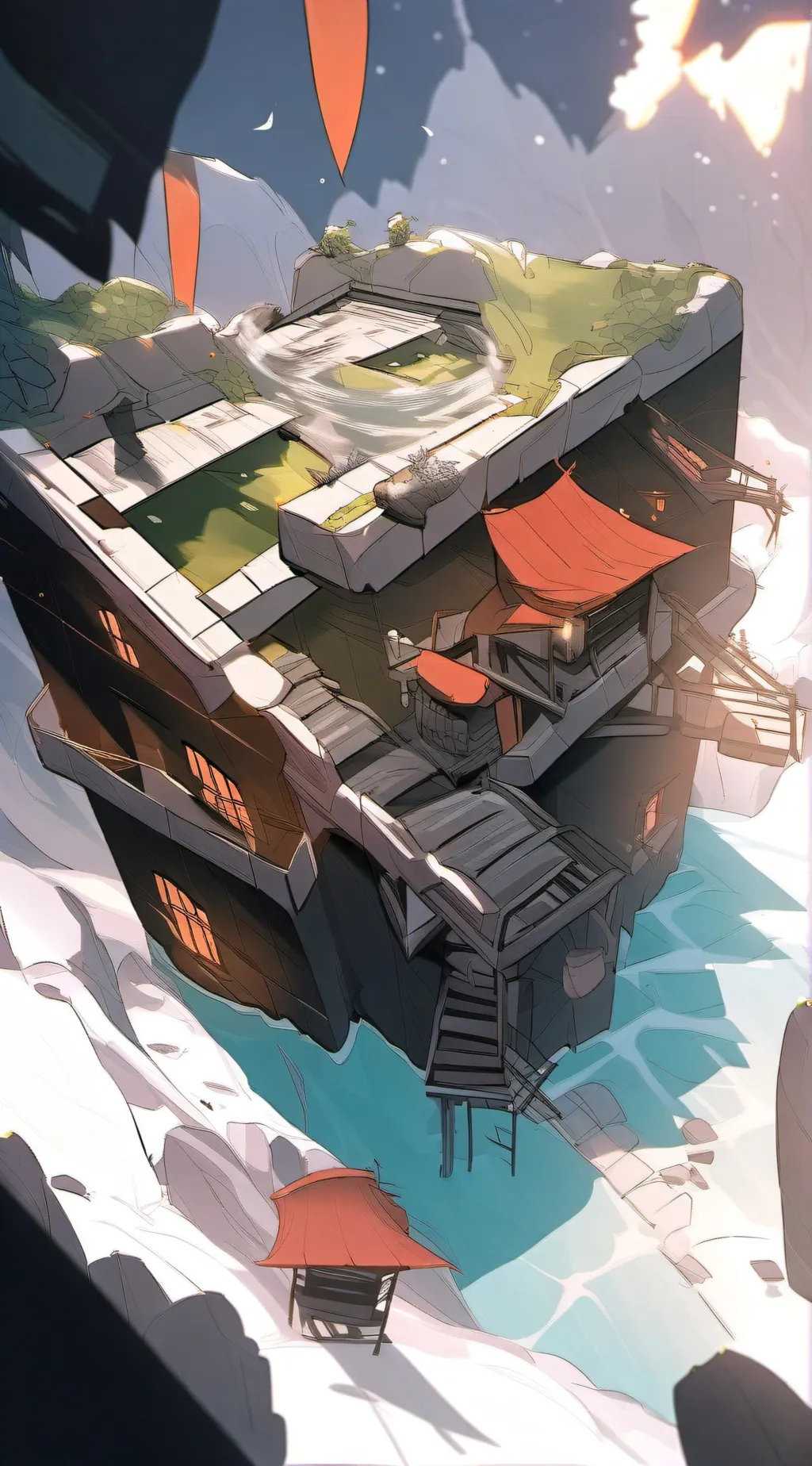 ai character: Jail escape  background