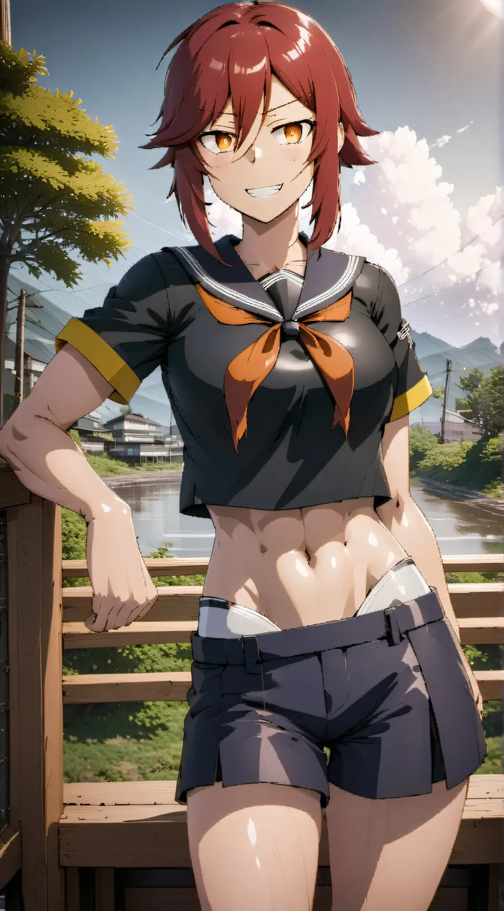 ai character: Tomo Aizawa background