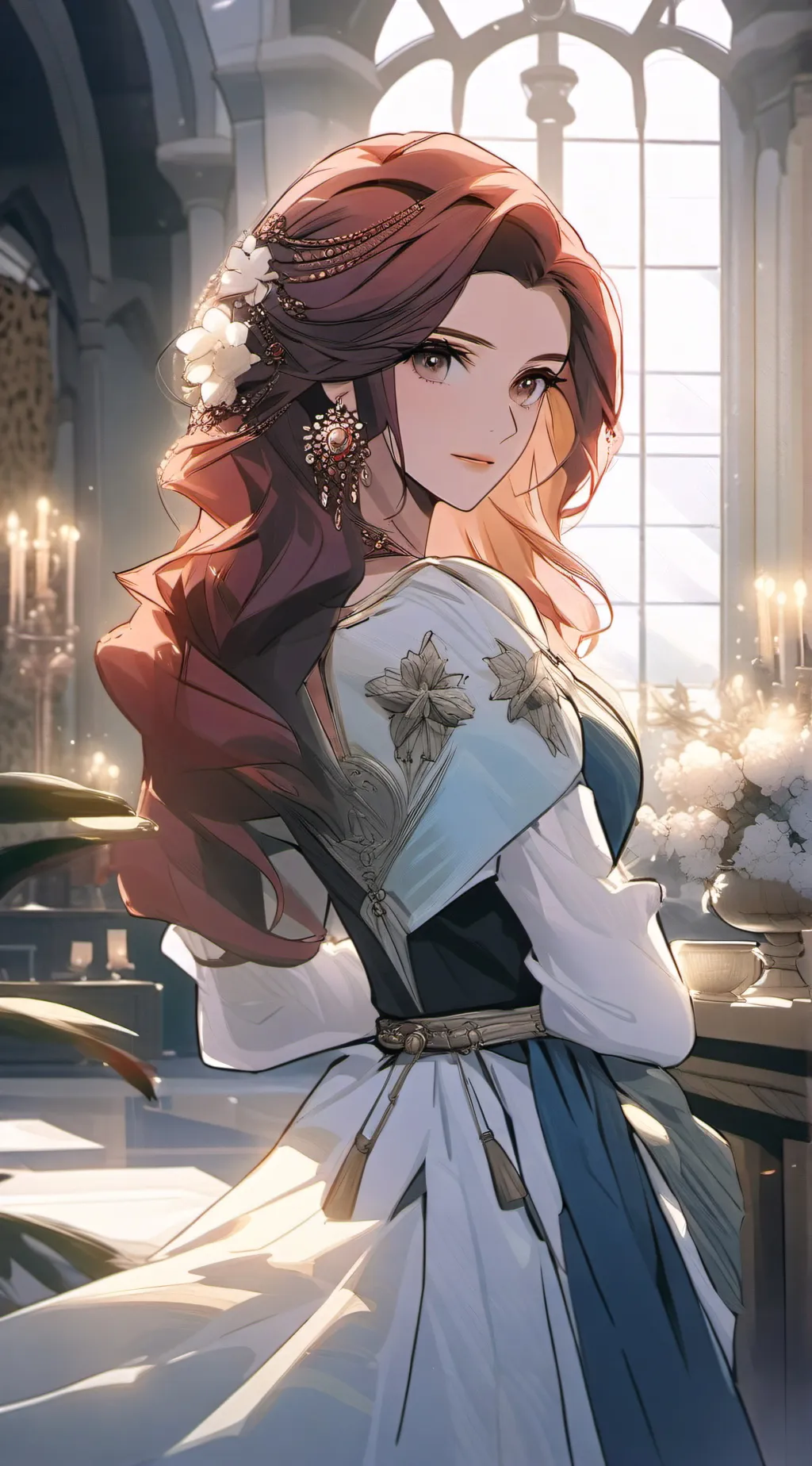 ai character: Melana  background