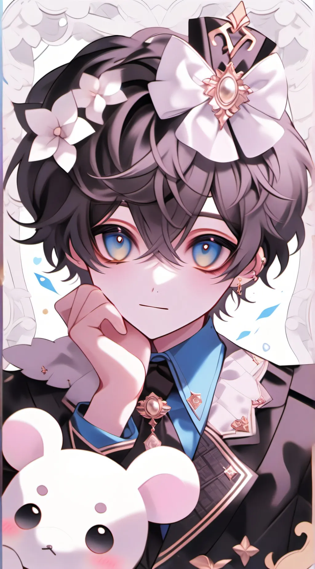 ai character: Akko (Mikey) background