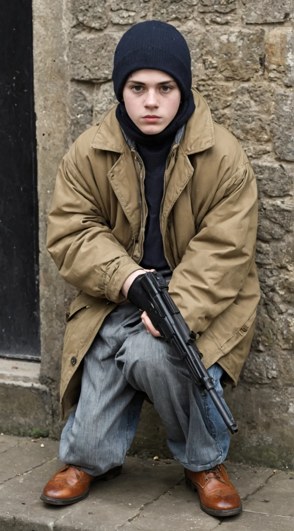 ai character: Leon background