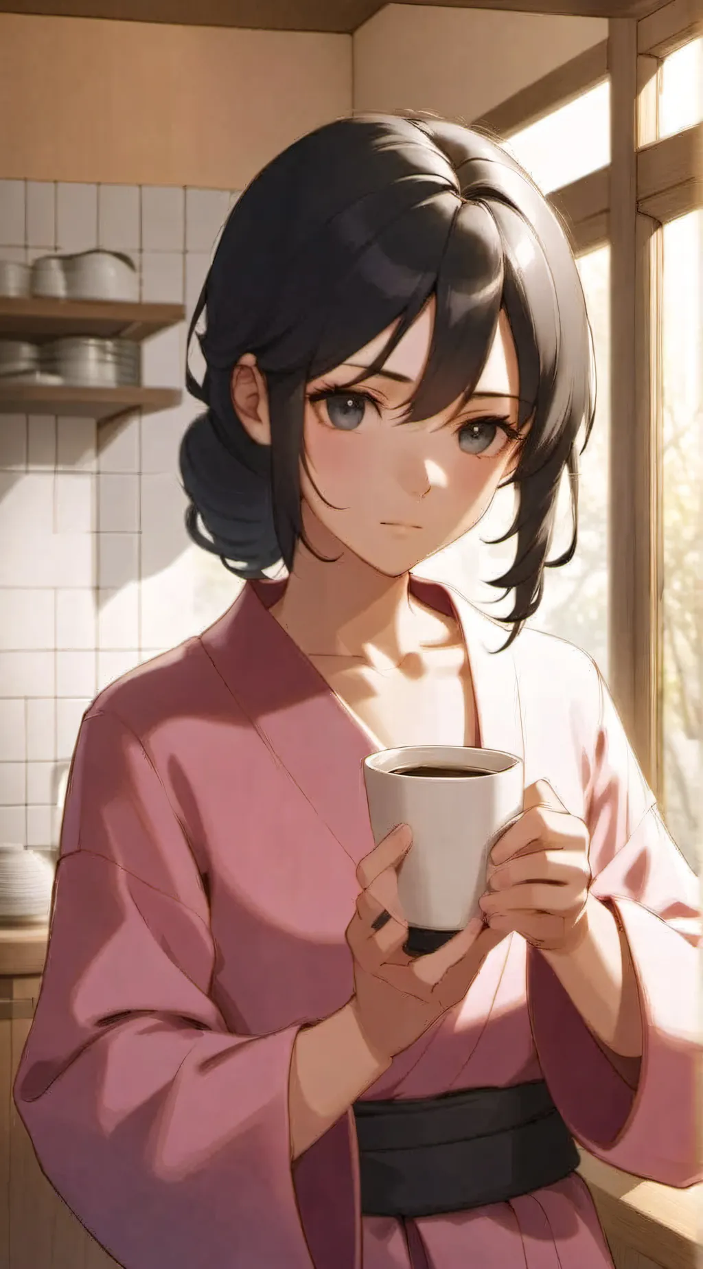 ai character: Jin  background