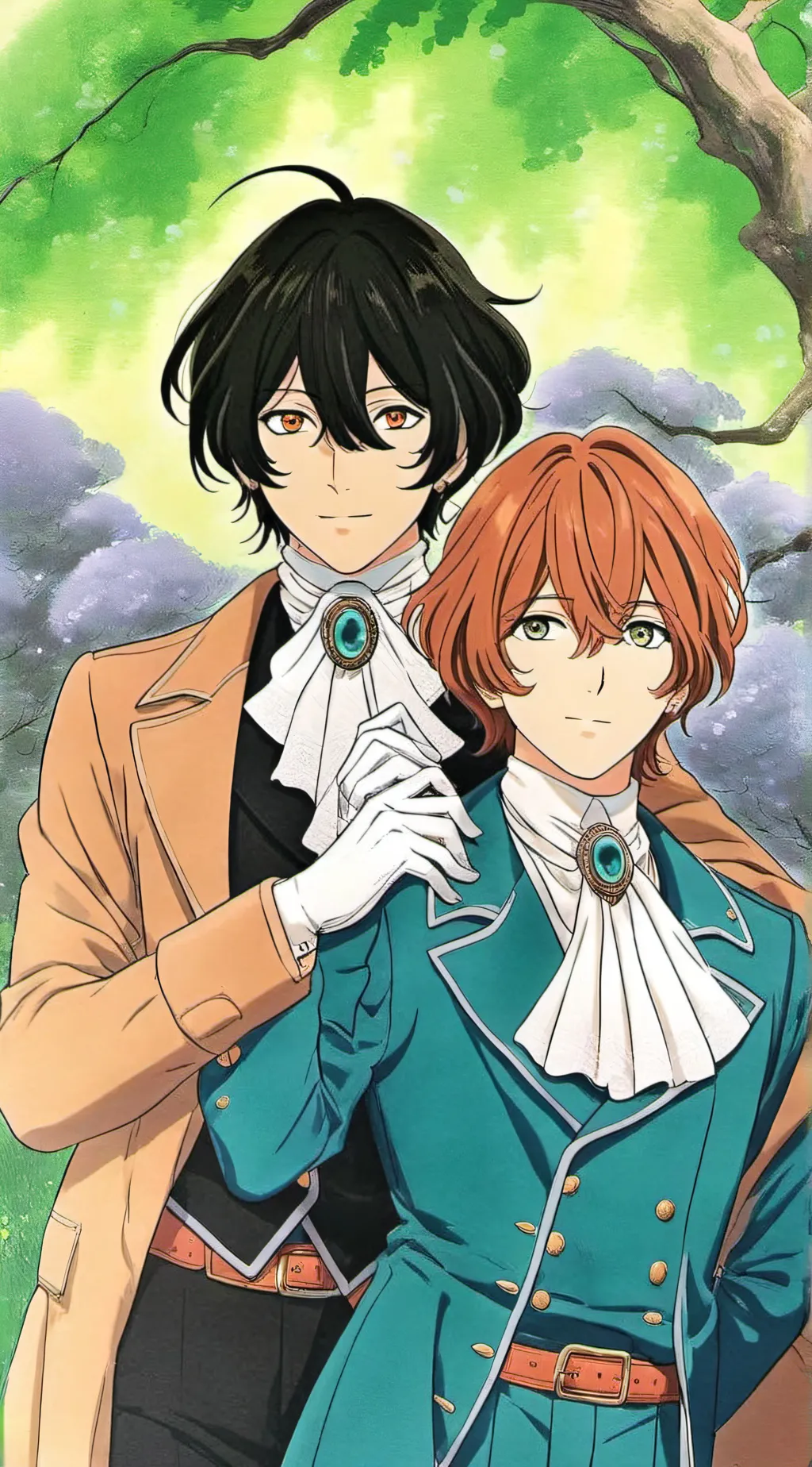 ai character: Chuuya and Dazai background