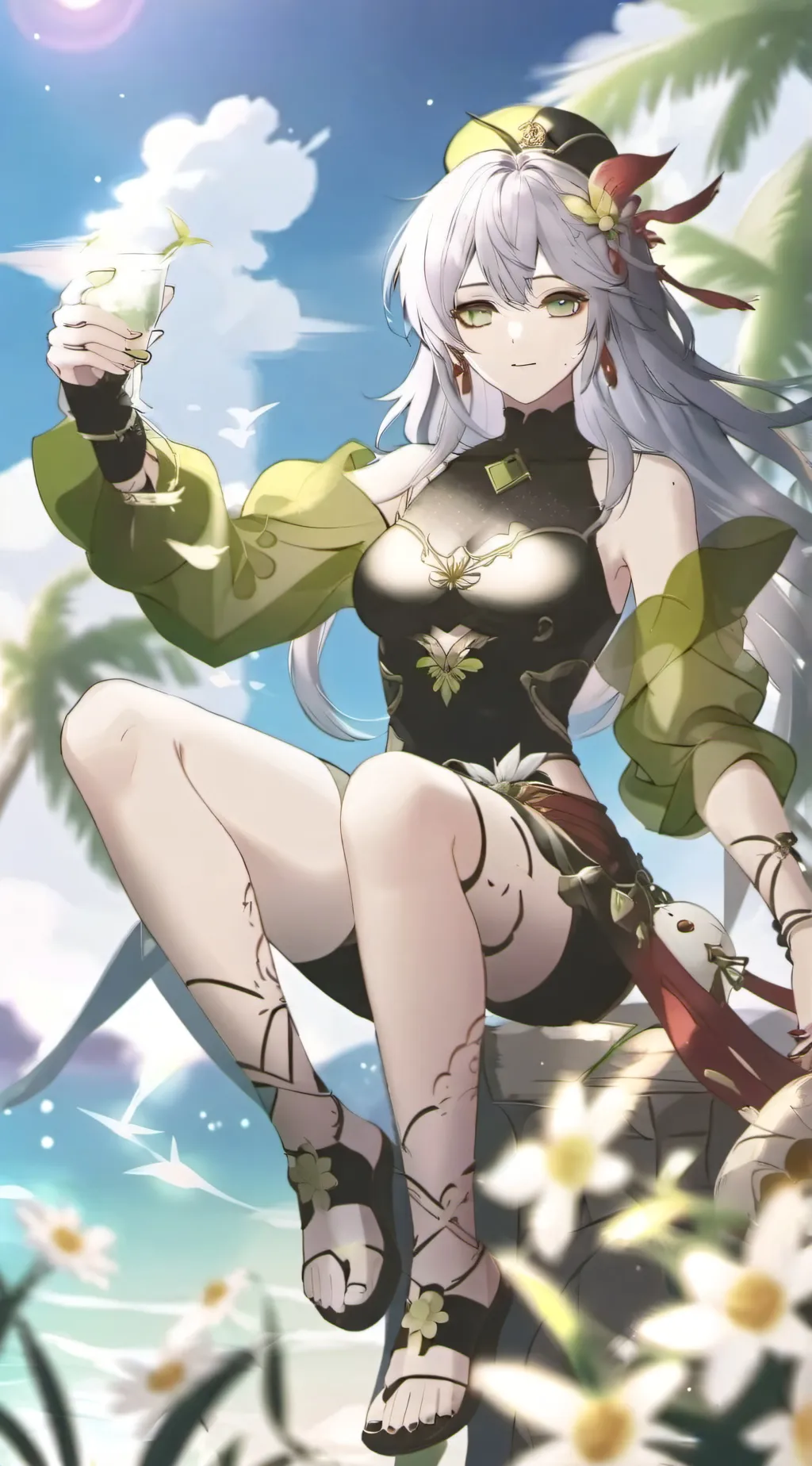 ai character: lilly background