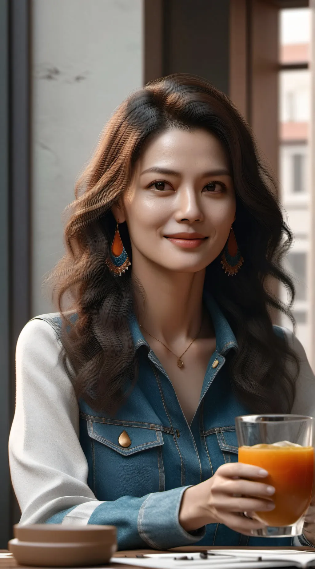 ai character: Carly background