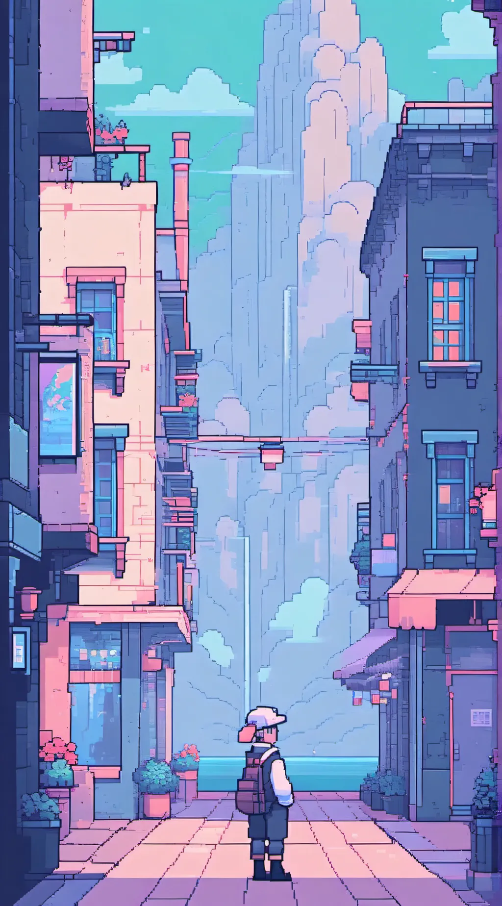 ai character: dandys world ... background