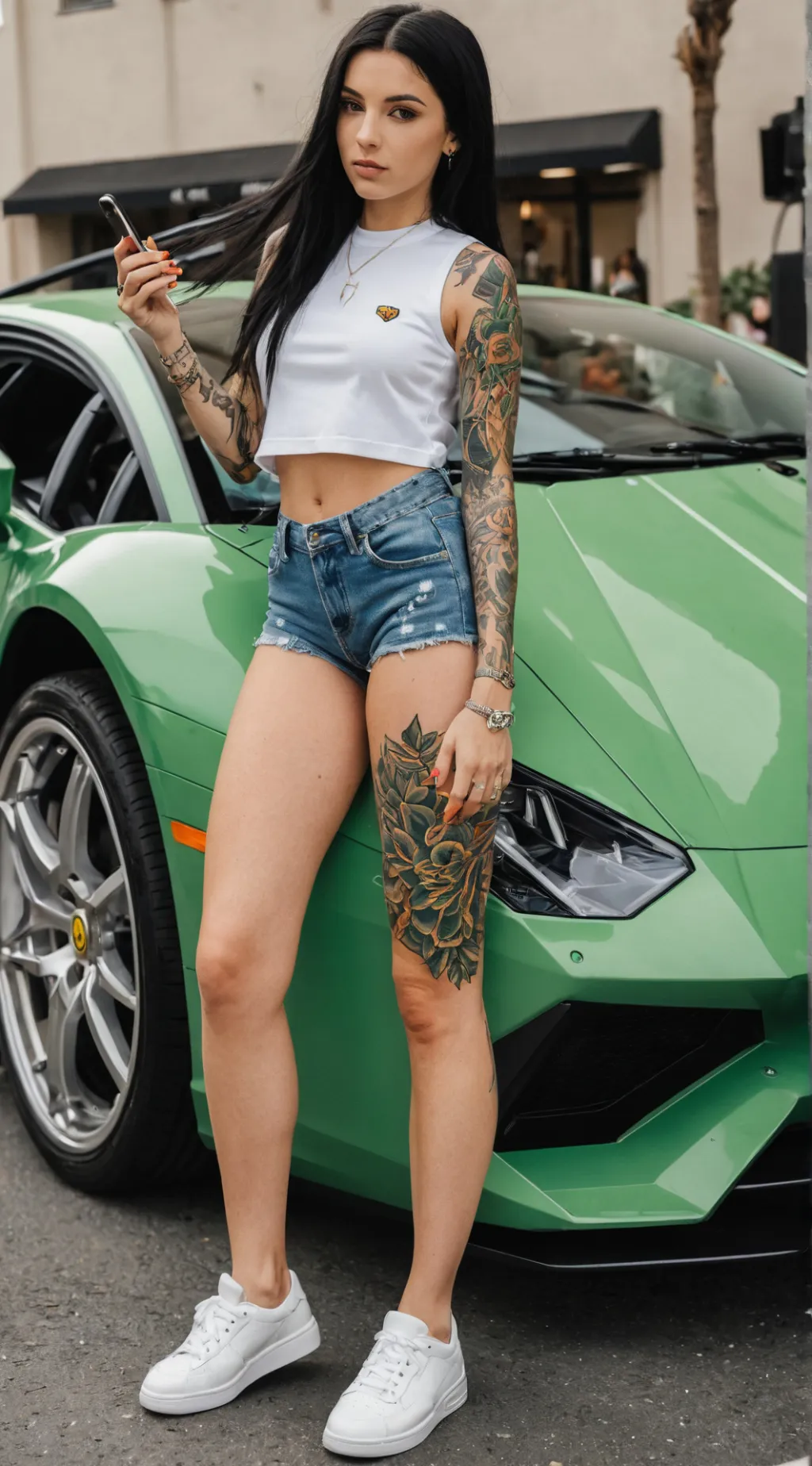 ai character: Gabriella  background