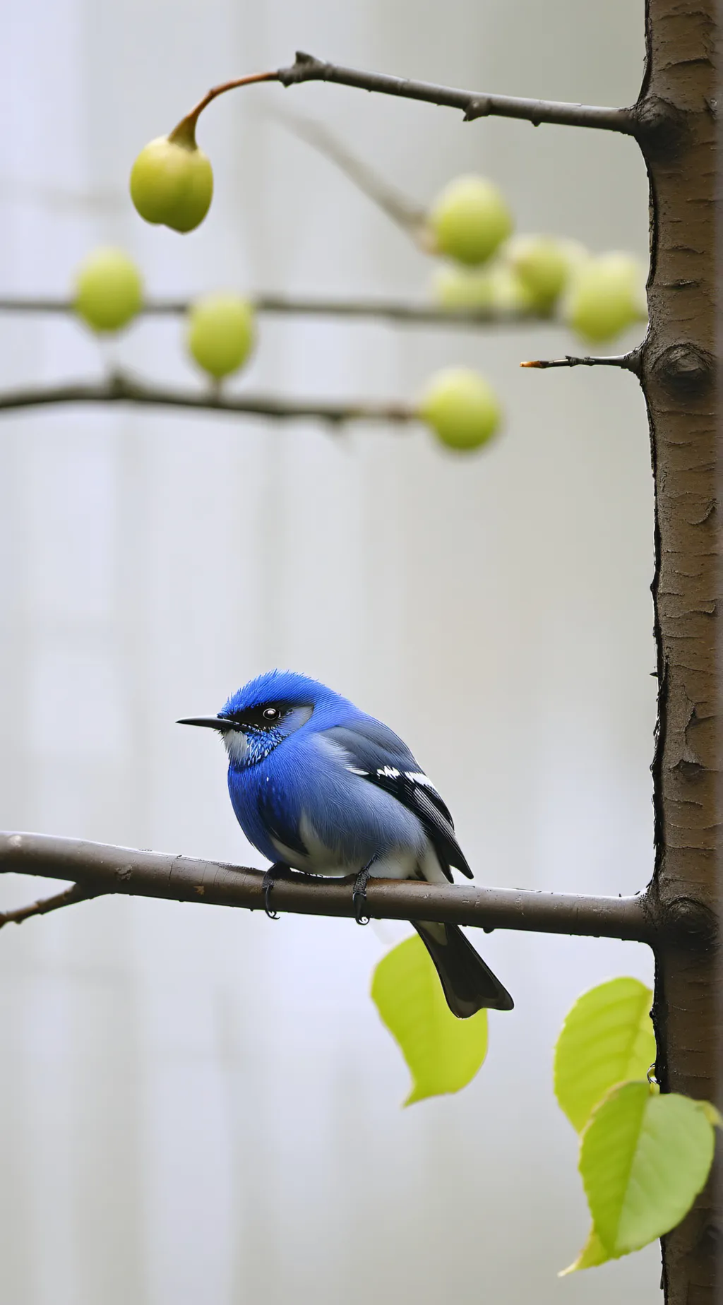 ai character: cute bird background