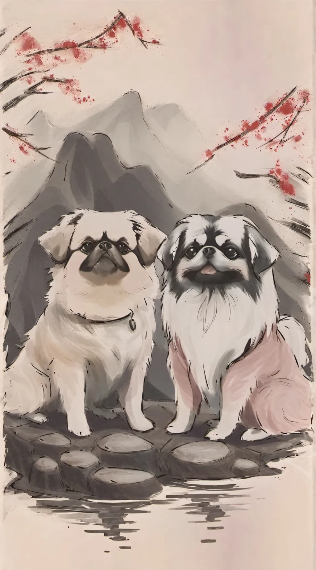 ai character: molly and lily background