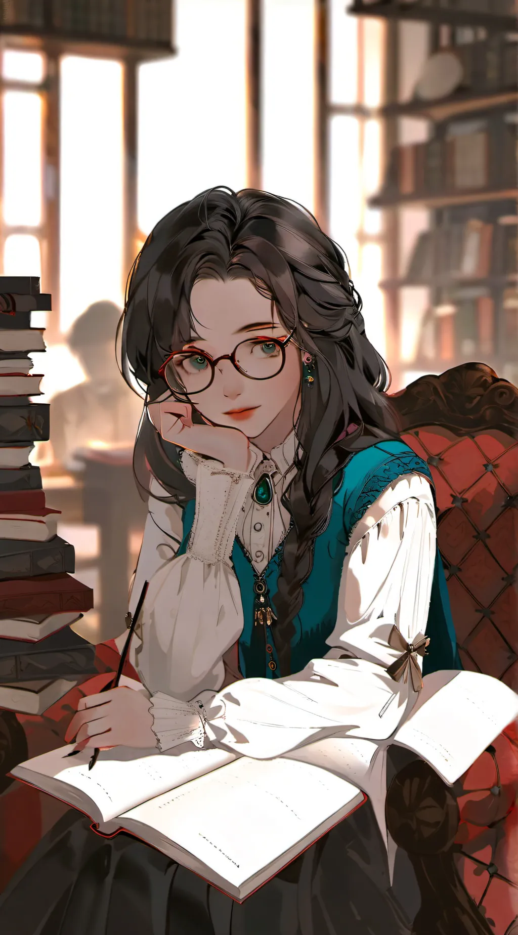 ai character: Mary  background