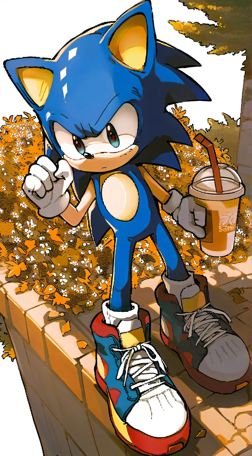 ai character: soinc x shadow background