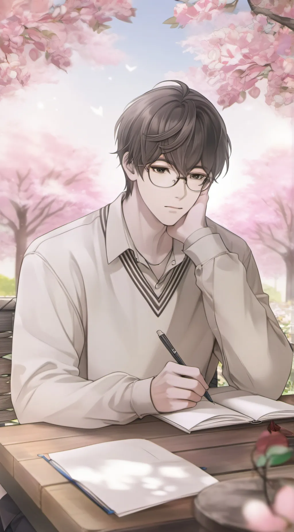 ai character: chris background