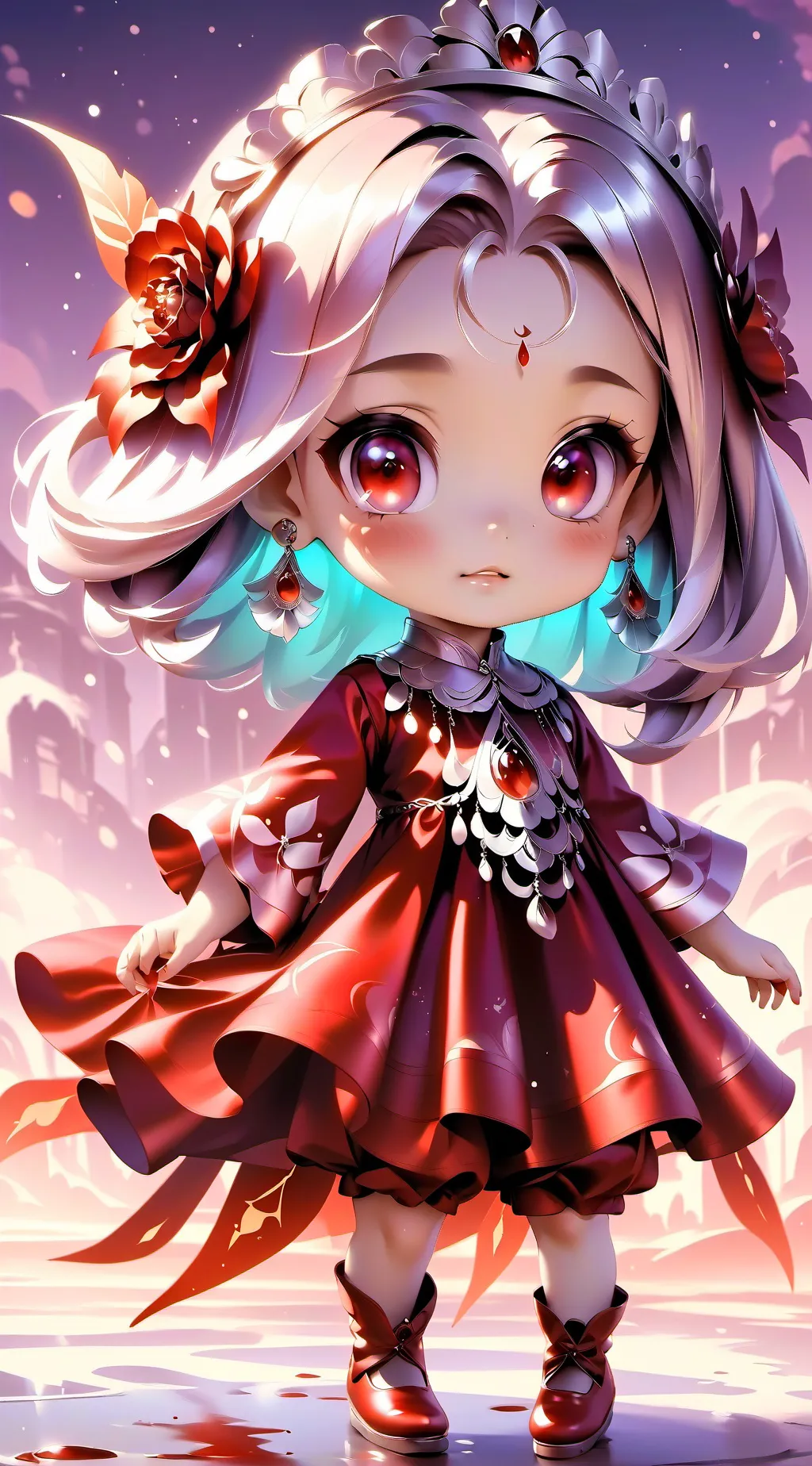ai character: Lila background