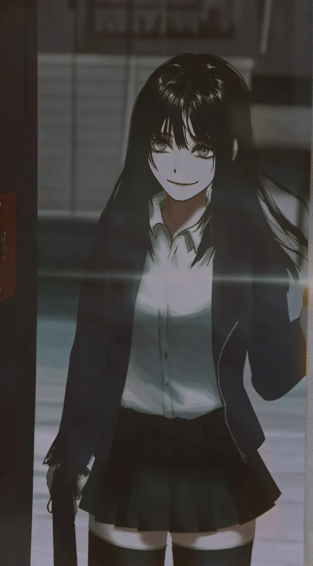 ai character: Momo  background