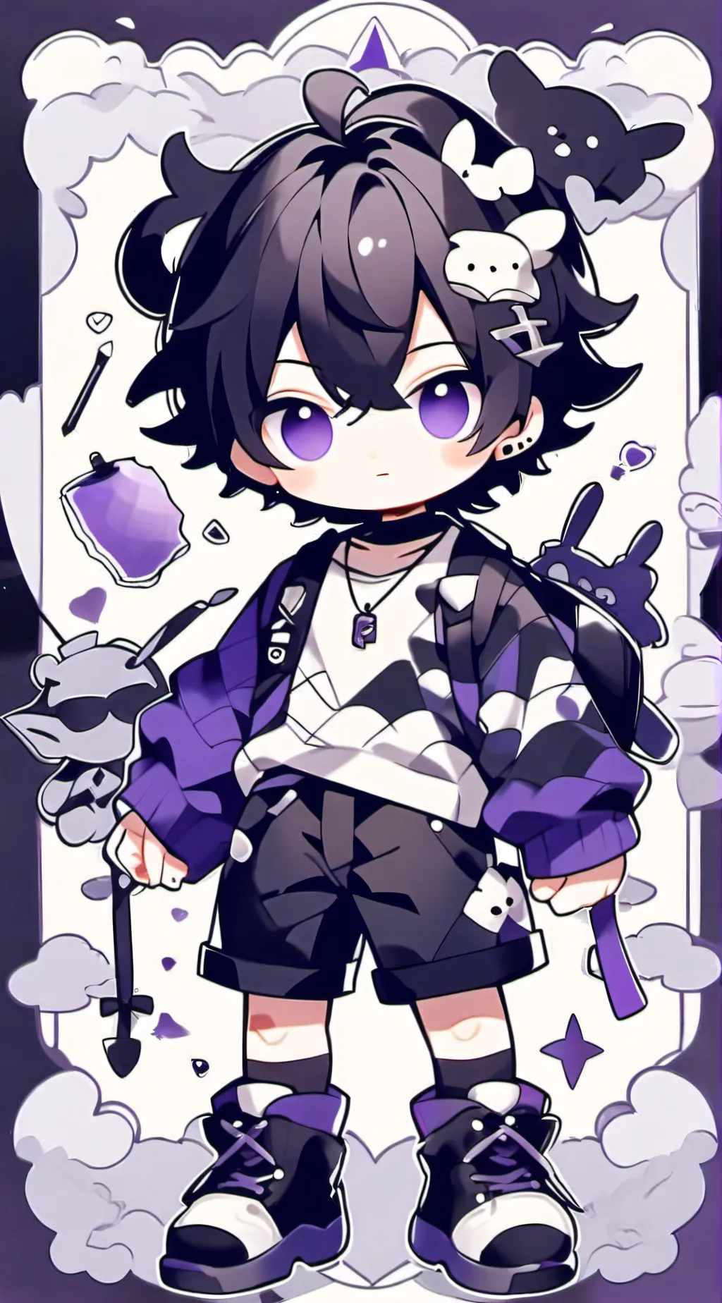 ai character: high school background