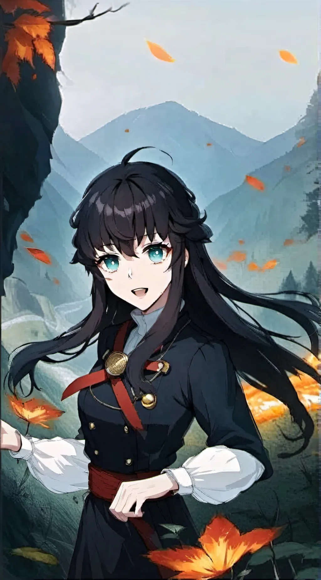 ai character: muichiro tokito  background