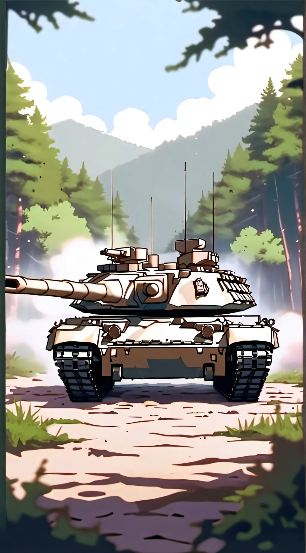 ai character: M1 Abrams background