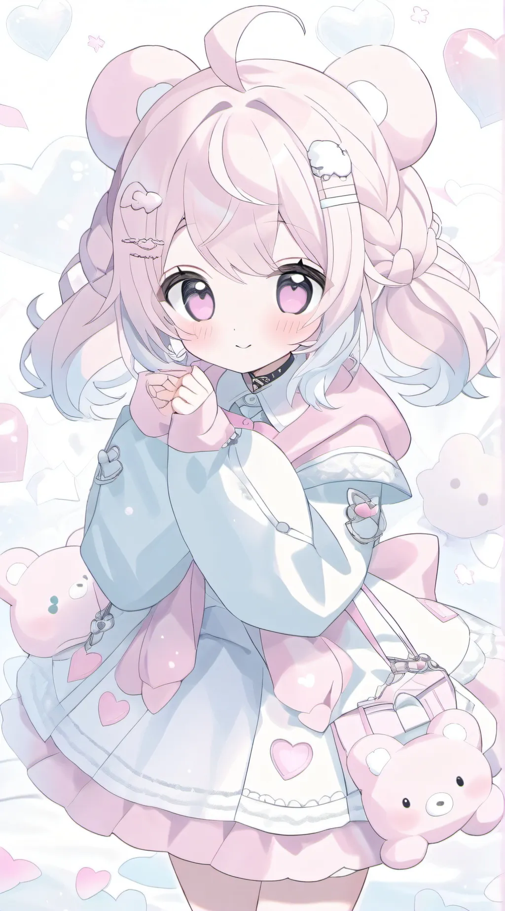 ai character: Chiyo ♡ background