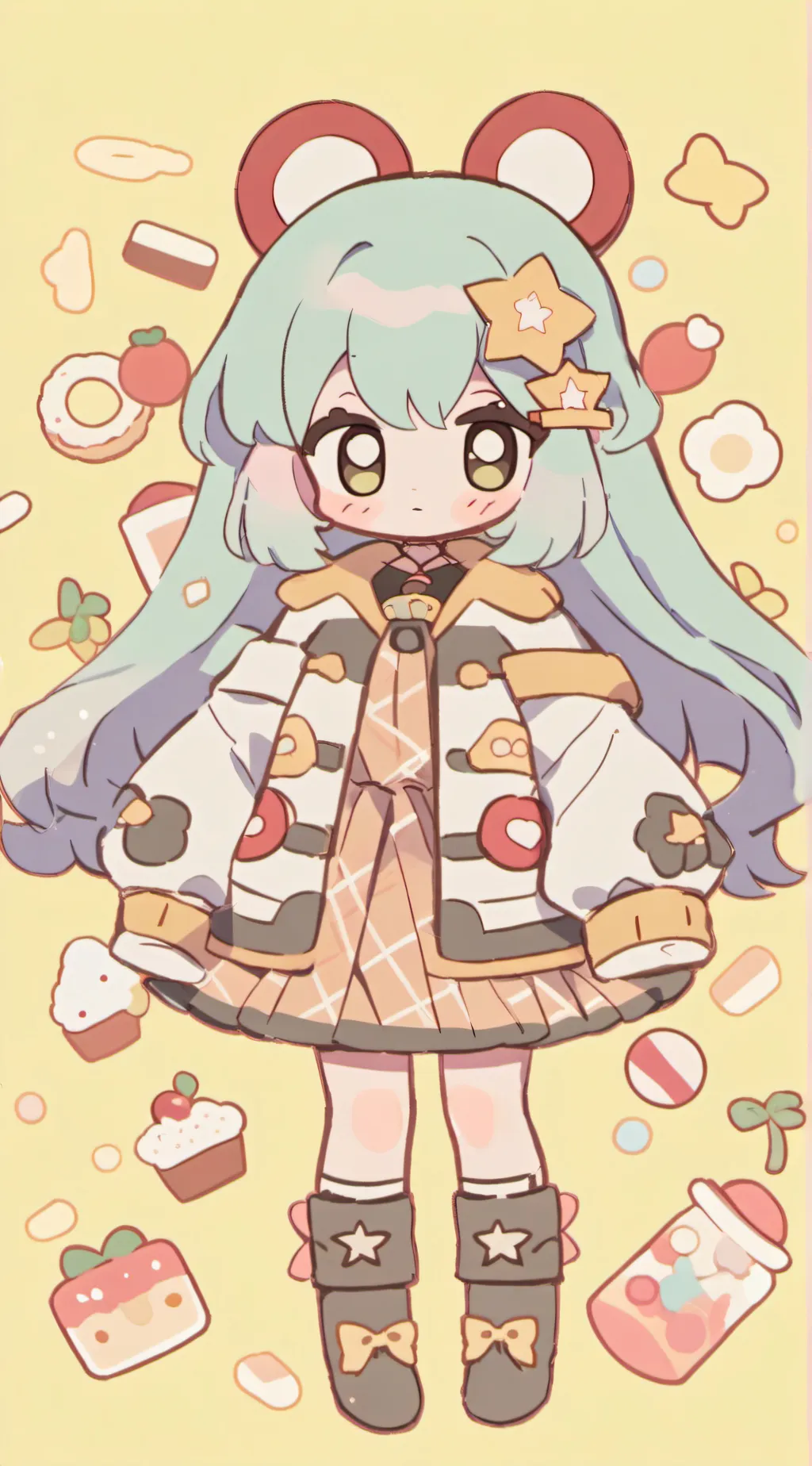 ai character: ꧁It ur divas꧂ background