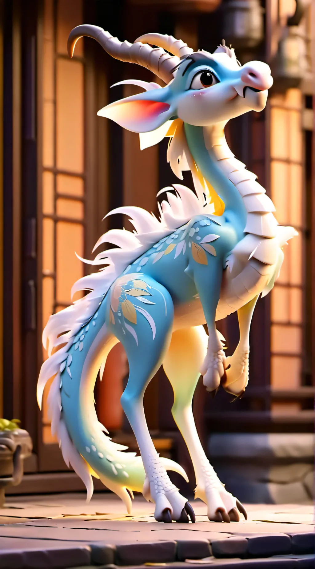 ai character: 竜 background