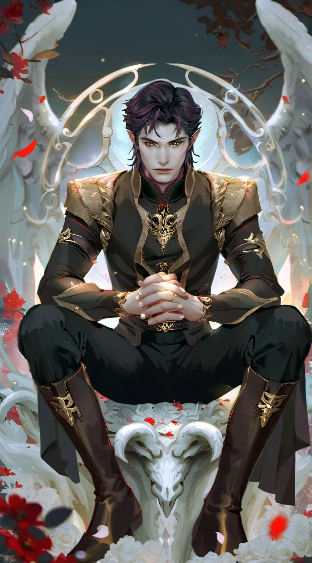 ai character: Balekin greenbriar background