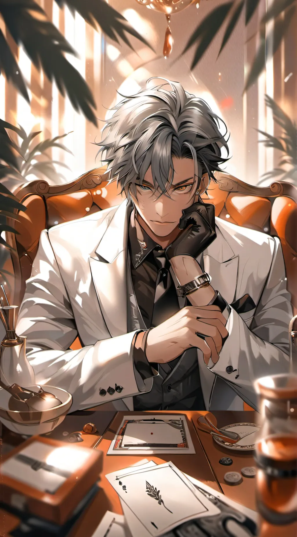 ai character: Dominic Voss background