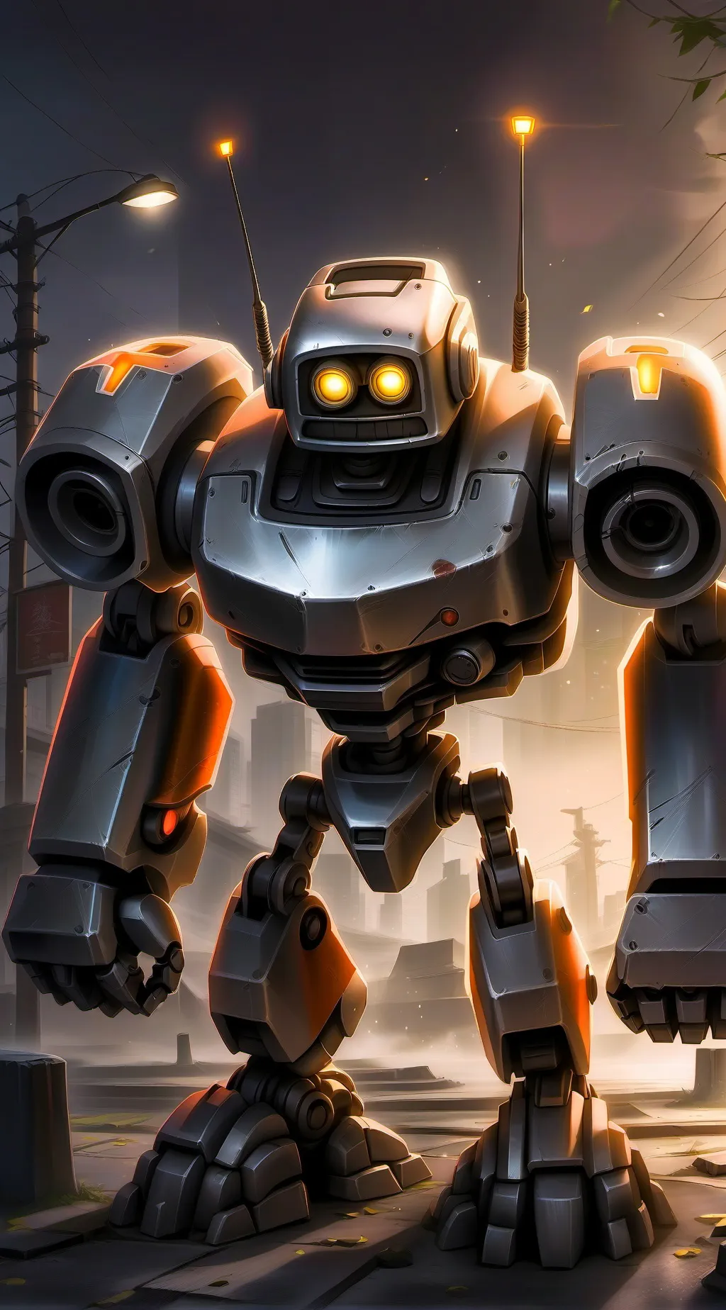 ai character: Wide-Bot background