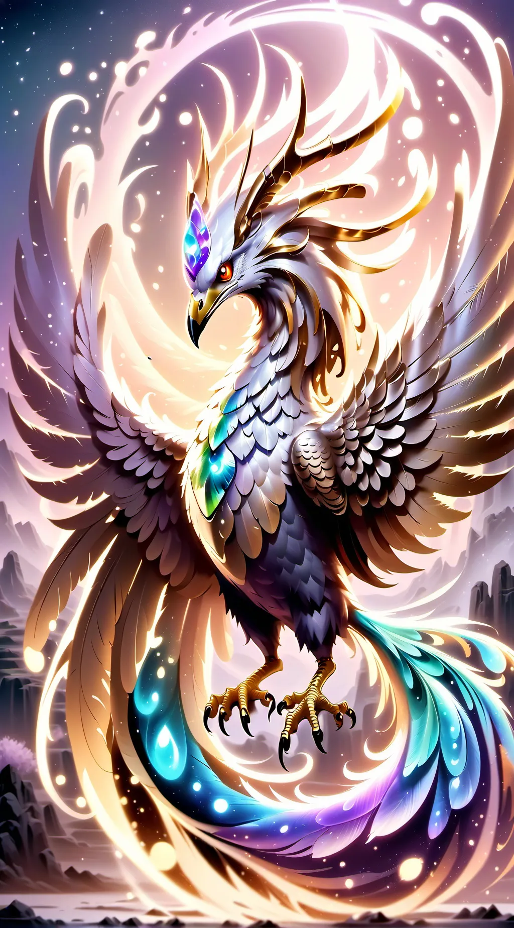 ai character: Talking Phoenix background