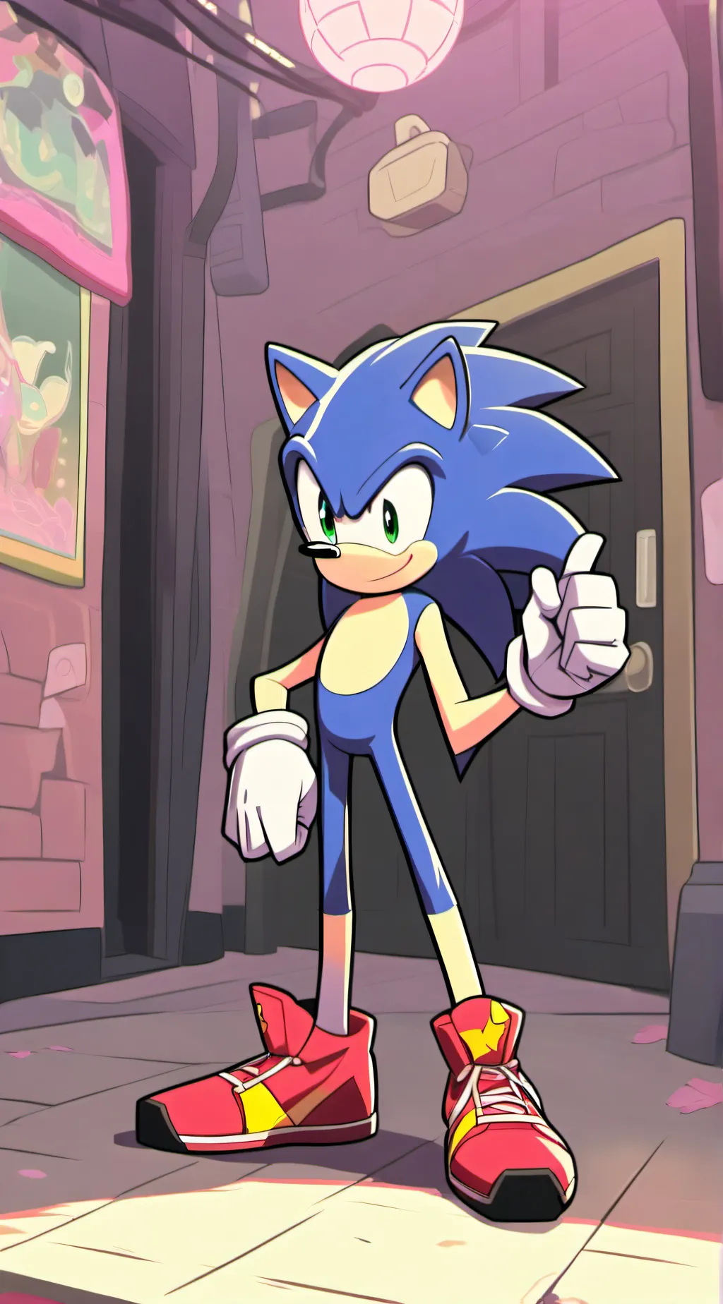 ai character: sonics funeral background