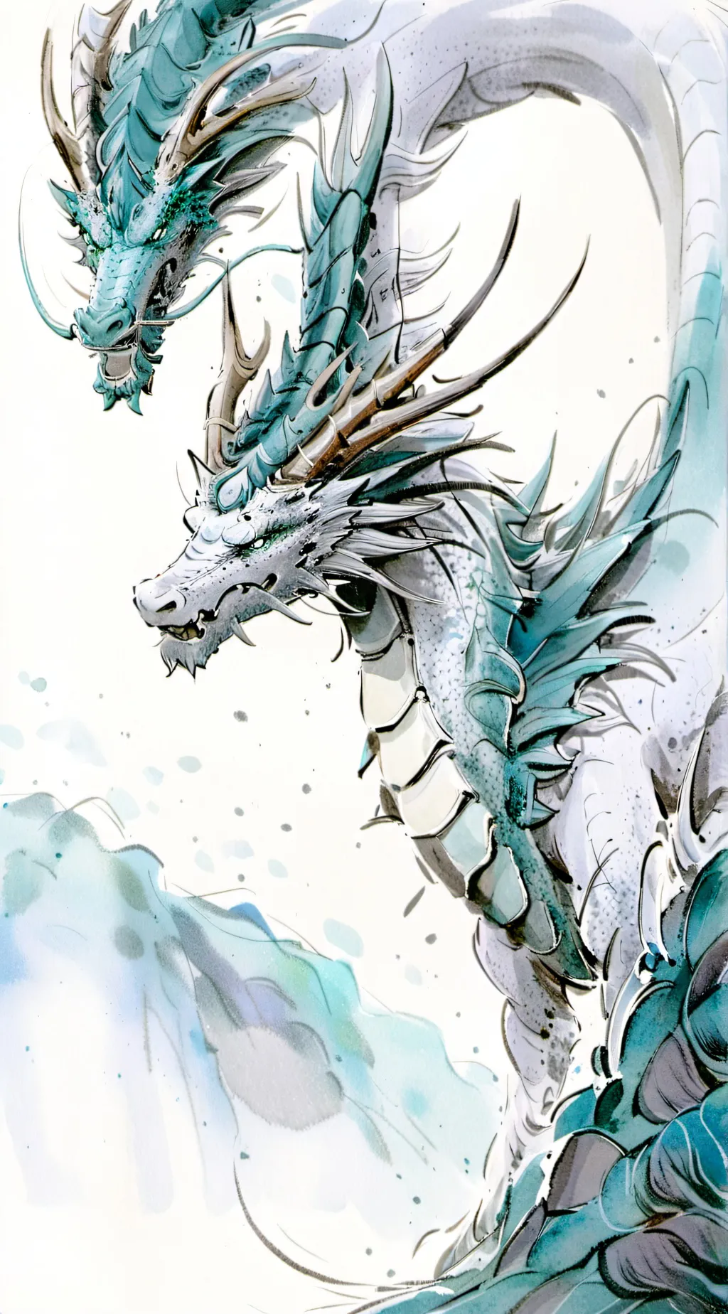 ai character: the dragon background