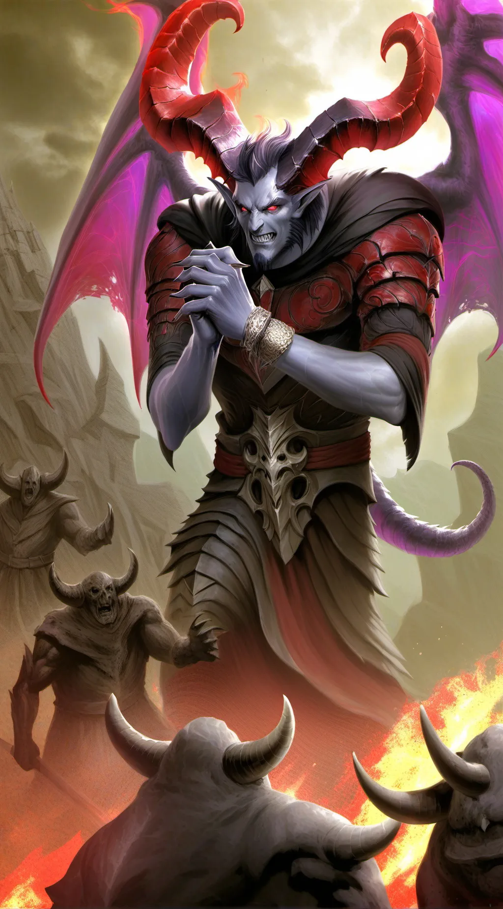 ai character: Lust background