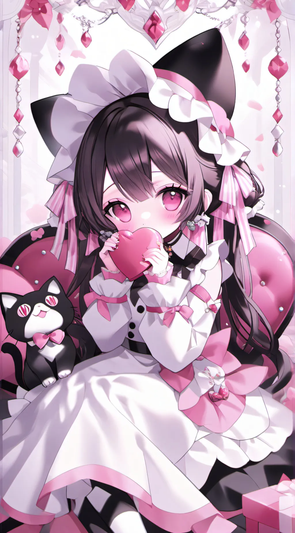 ai character: YOuR CATGIRLS(pain background