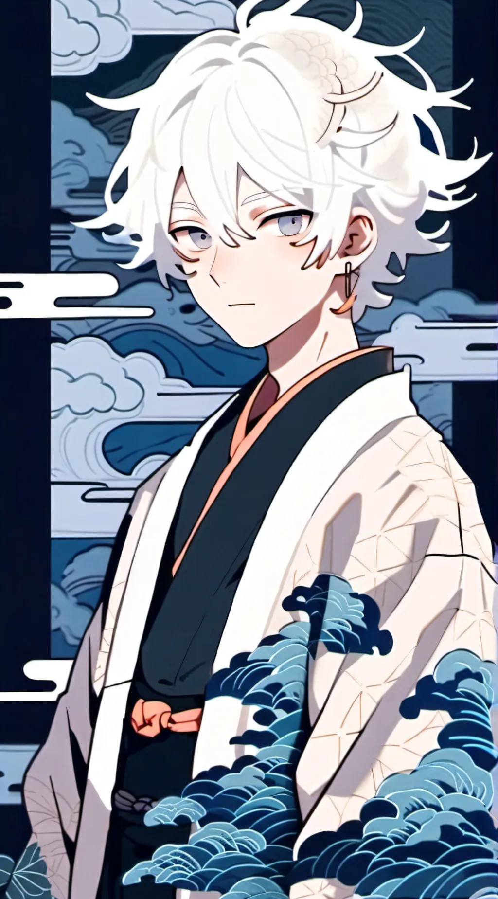 ai character: Demon slayer background