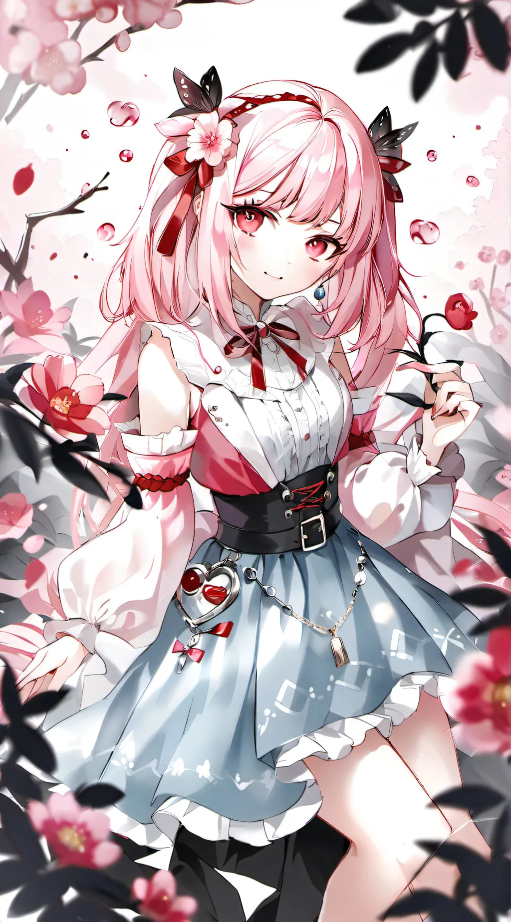 ai character: sakura background