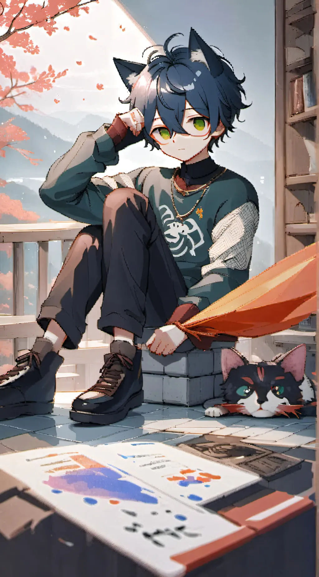 ai character: lucas background