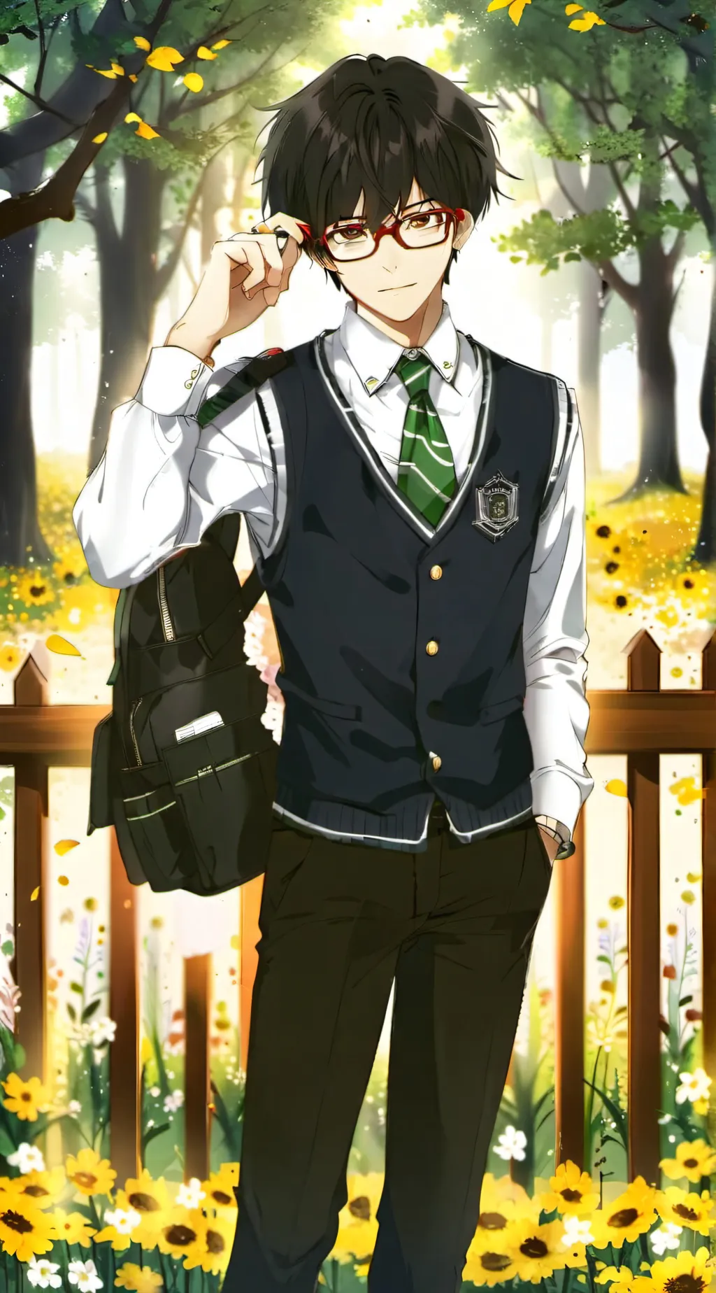 ai character: Ken Takakura  background