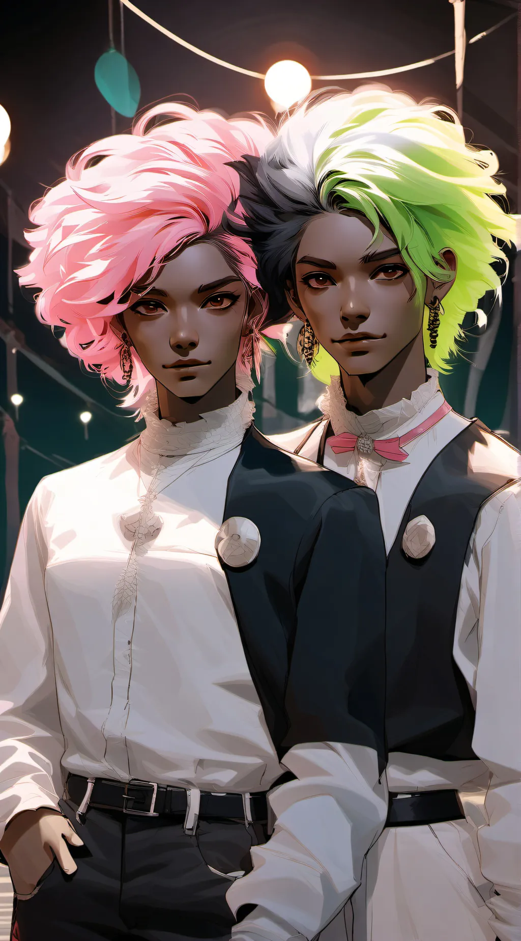 ai character: Laffy & Taffy background