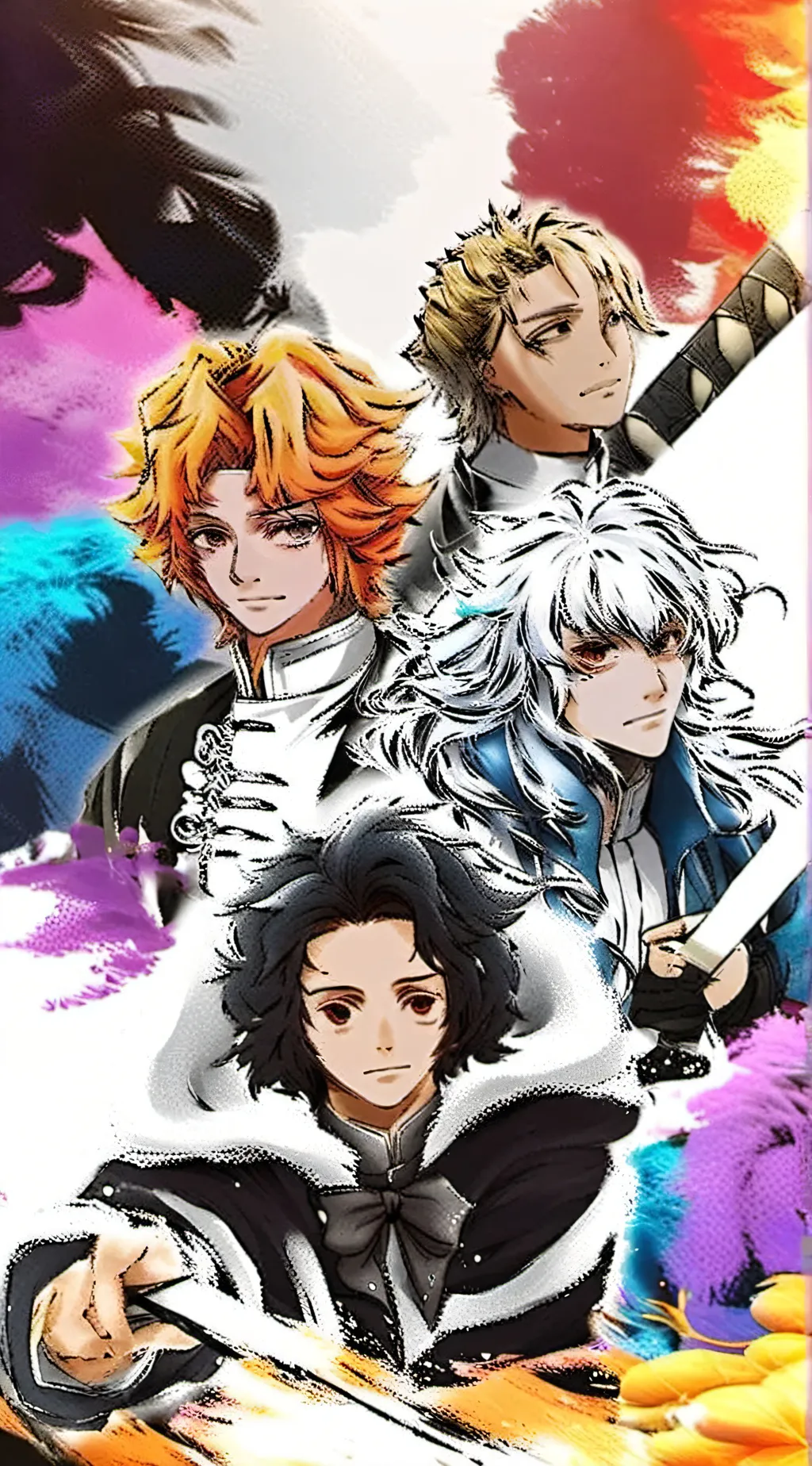 ai character: Demon slayer corps background