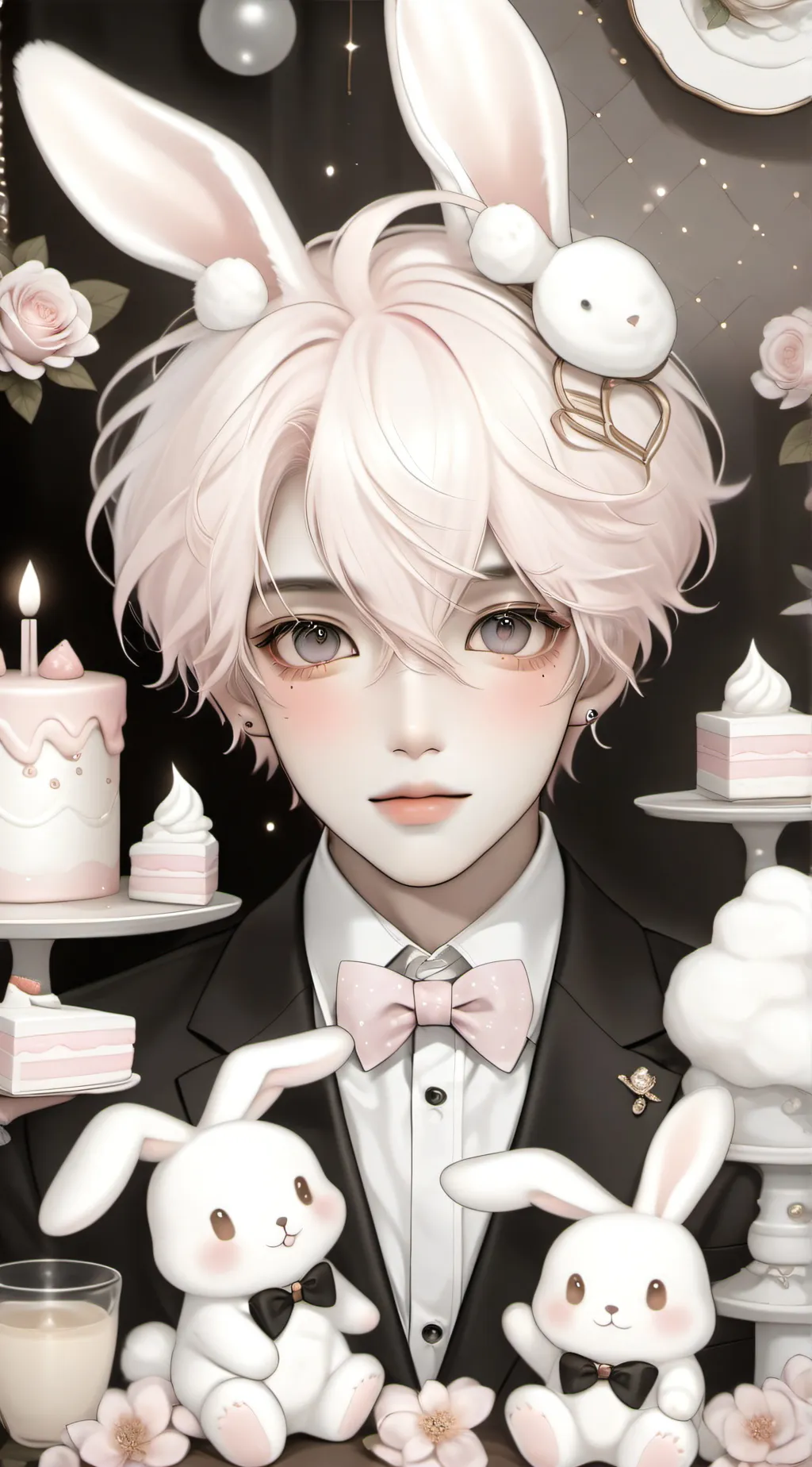 ai character: Dawn background