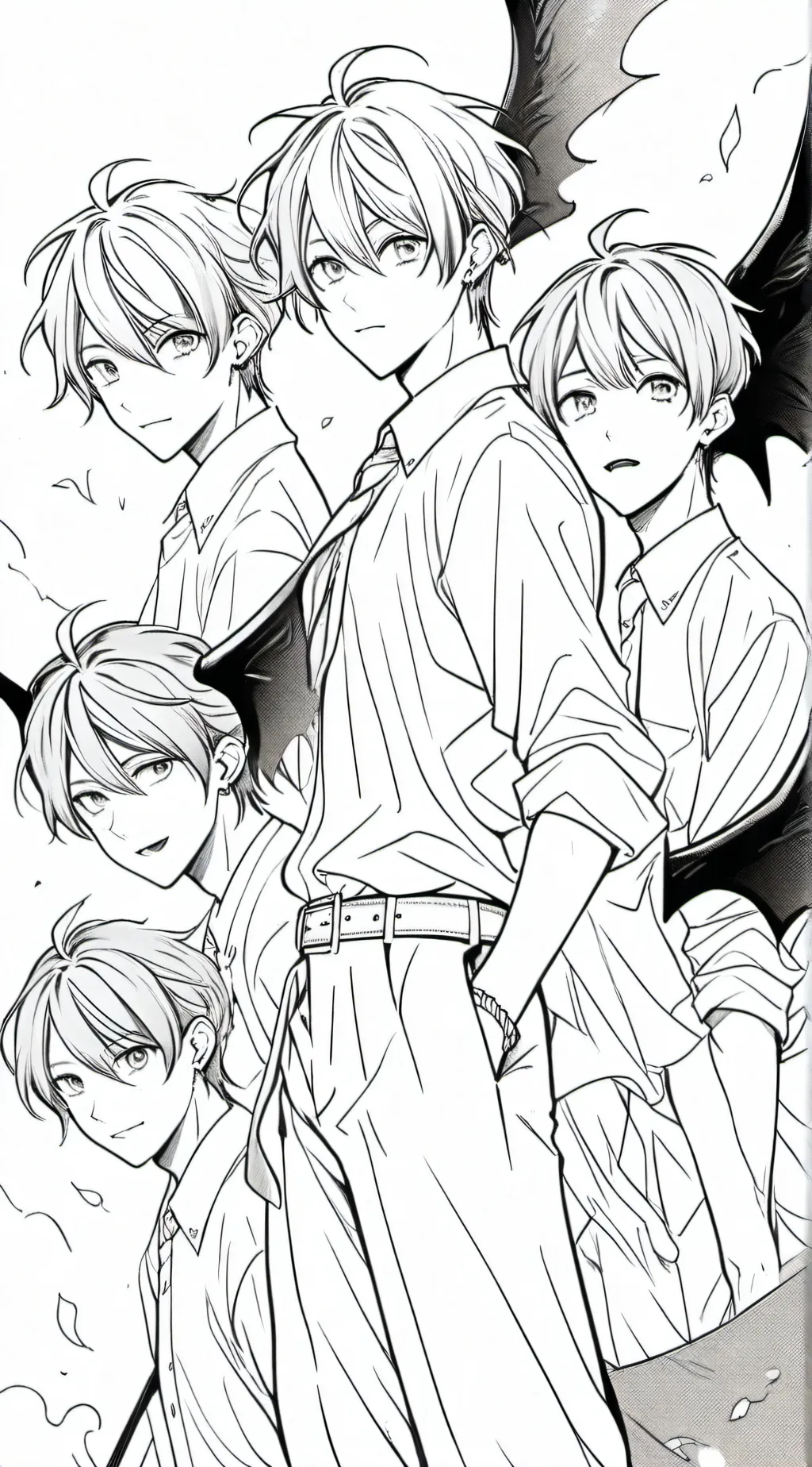 ai character: youd friends  background