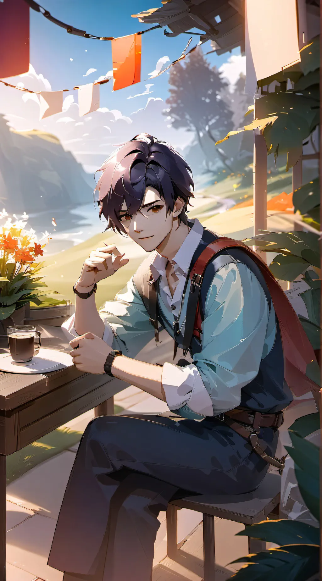 ai character: Harold background