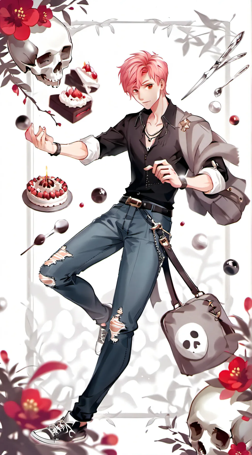 ai character: Jackie Basket  background