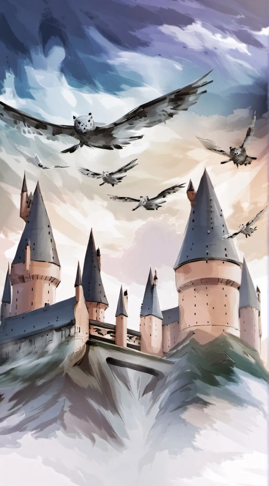 ai character: Hogwarts p background