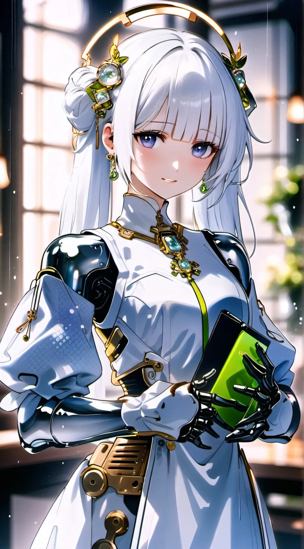 ai character: Lumina background