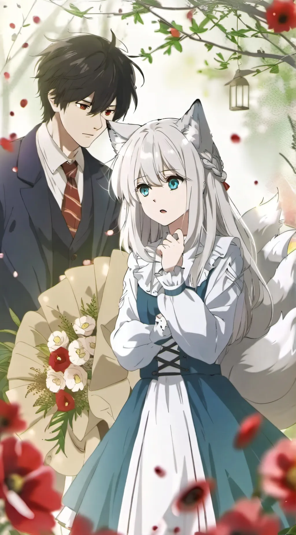 ai character: Konkina-Chan! OwO background