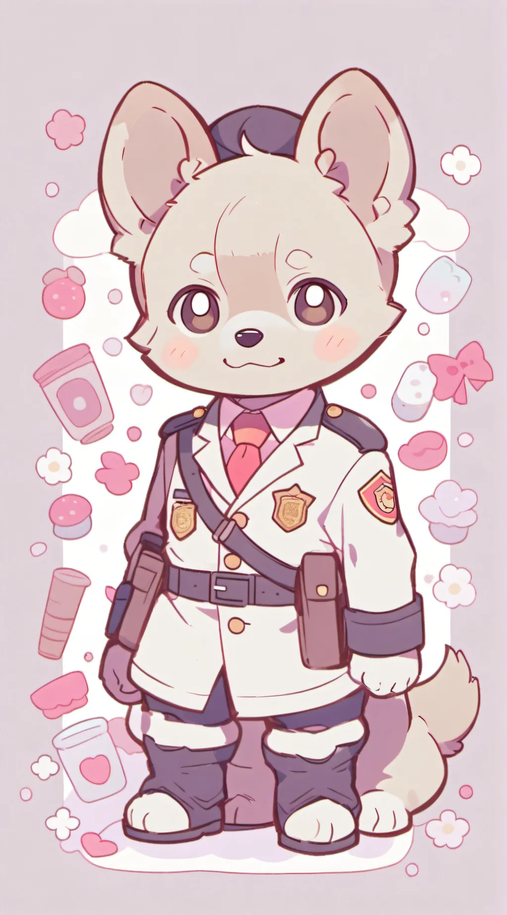 ai character: DOGMAN! background