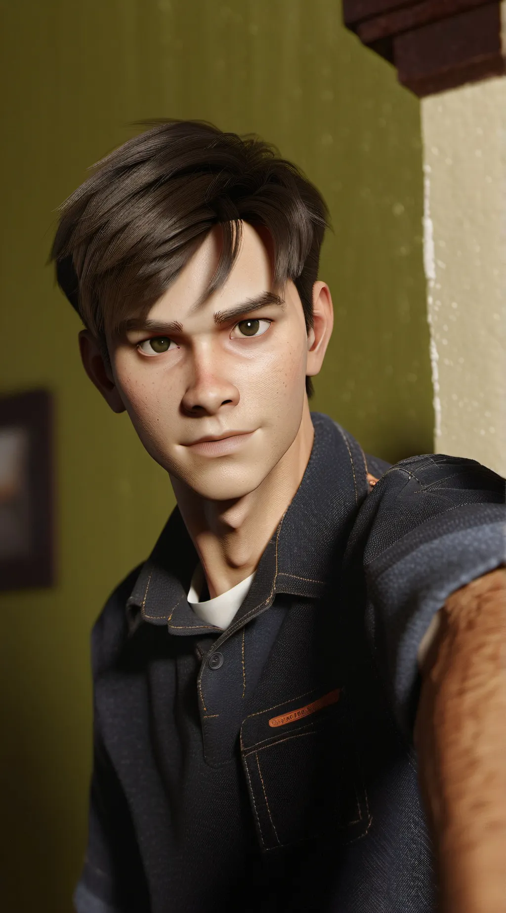 ai character: Idk his name background