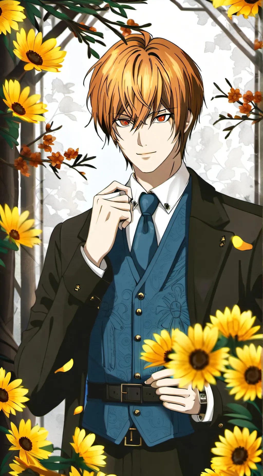 ai character: Death note background